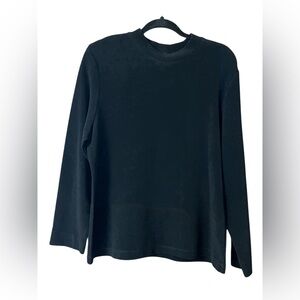 Graff vintage black textured blouse